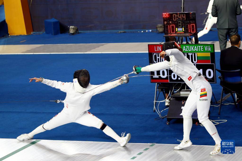 击剑选手硬气拼搏坚持