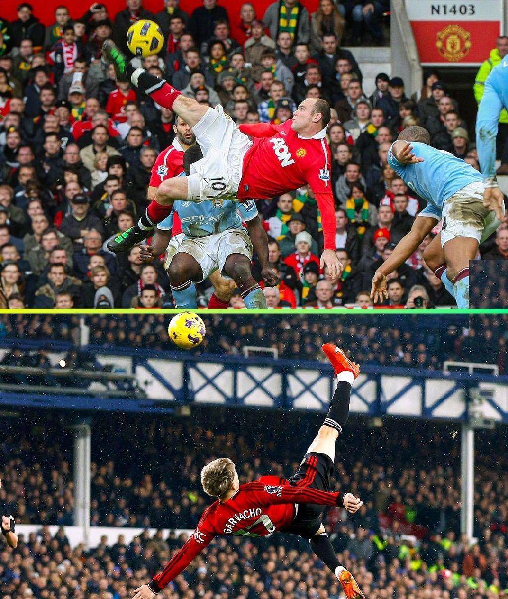 完美倒钩射门，成为经典瞬间