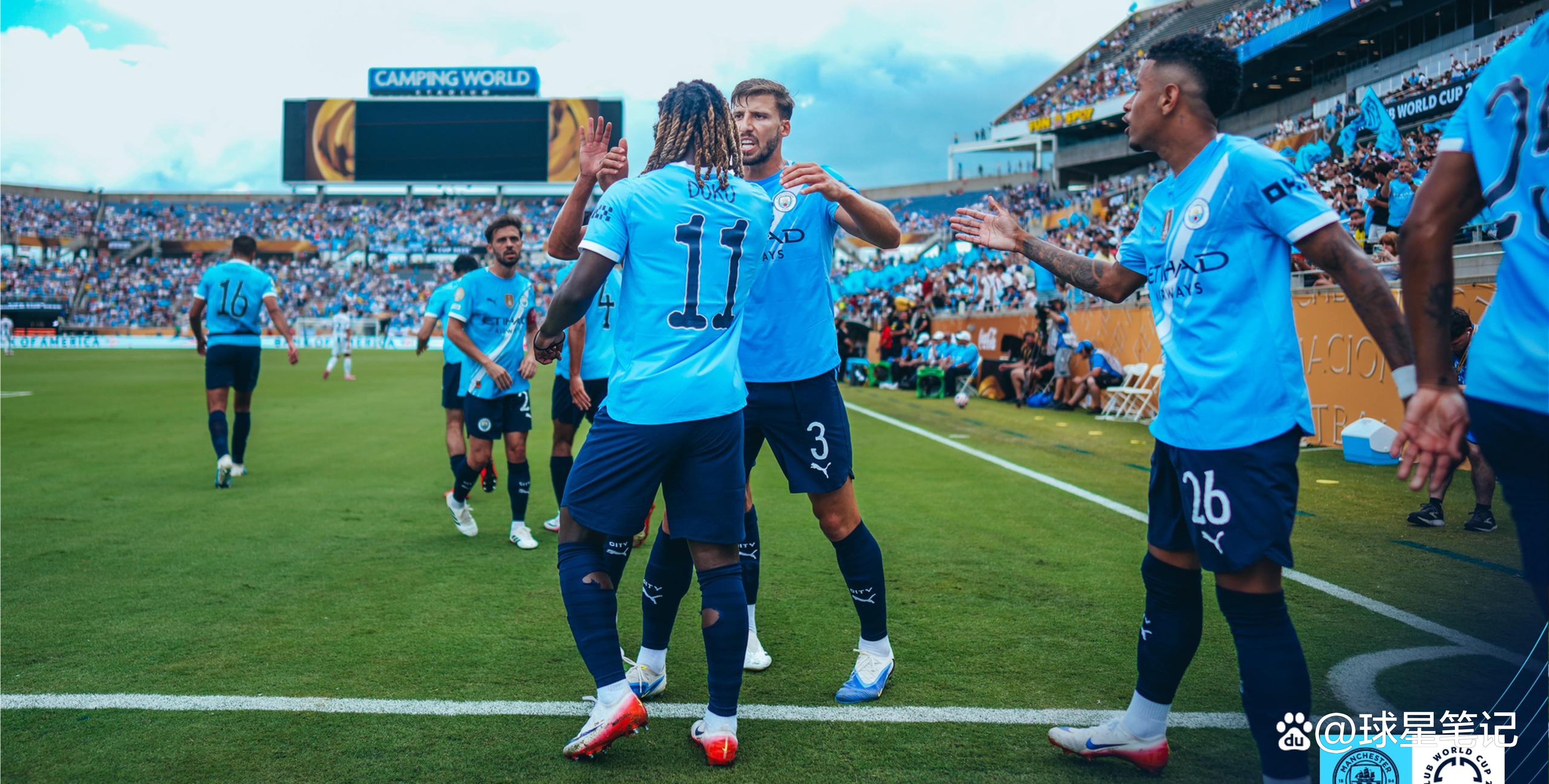 曼城力克尤文图斯，晋级欧冠强